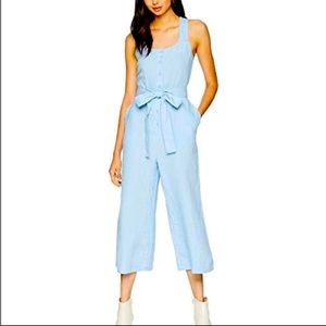 Juicy couture blue linen jumpsuit